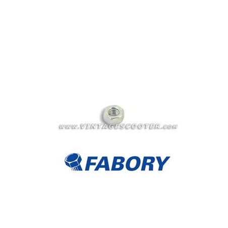 Ecrou M 6 mm zingué FABORY